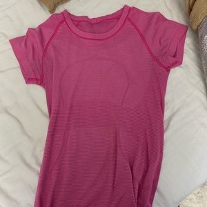 Lululemon pink short sleeve